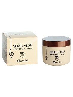 Крем-гель для лица с улиткой SECRET SKIN Snail+EGF Perfect Gel Cream, 50 гр. - фото