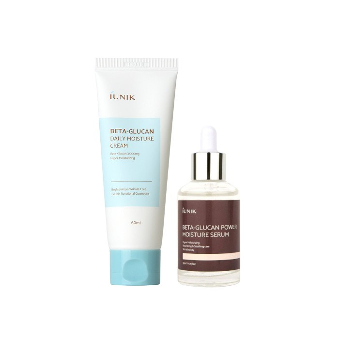 Набор для увлажнения кожи с бета-глюканом iUnik Beta Glucan Edition Skincare Set - фото2