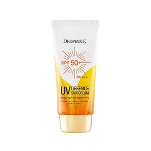 Крем солнцезащитный для лица и тела DEOPROCE UV DEFENCE SUN PROTECTOR SPF50+ PA+++ 70g - фото