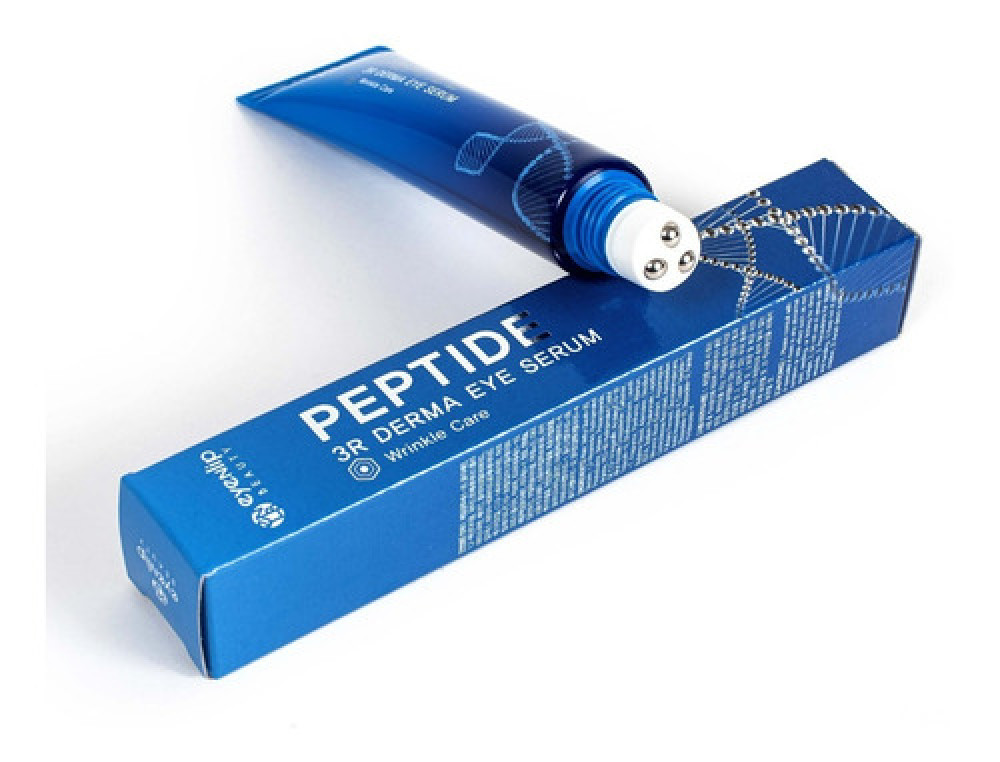 Сыворотка-роллер для кожи вокруг глаз с пептидами EYENLIP Peptide 3R Derma Eye Serum 25ml - фото