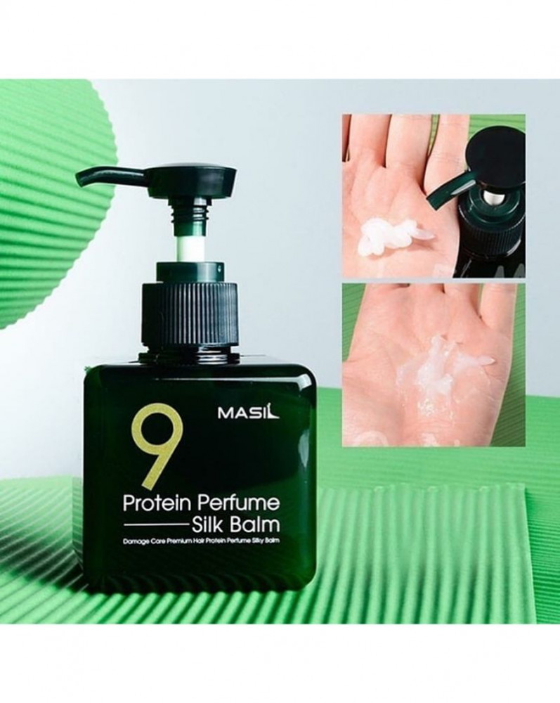 Несмываемый бальзам для поврежденных волос MASIL 9 Protein Perfume Silk Balm 150мл - фото3