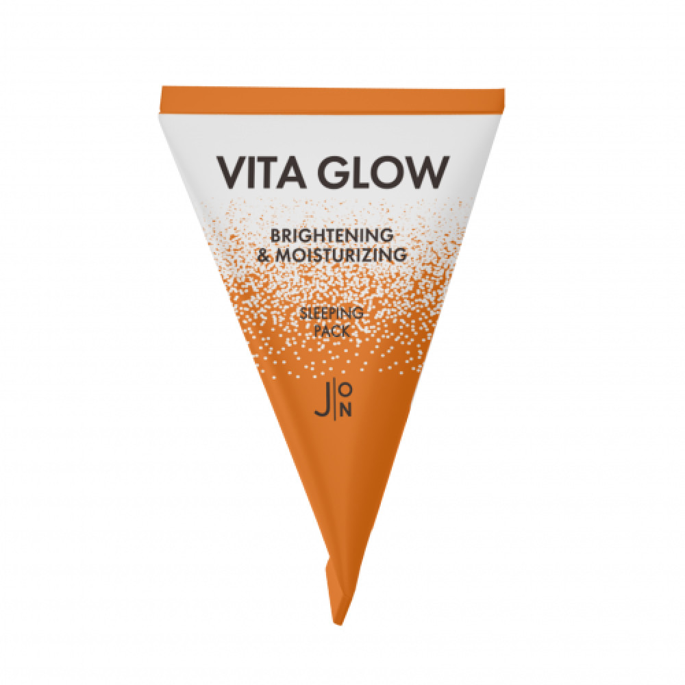 Ночная витаминная маска в пирамидке J ON Vita Glow Brightening Moisturizing Sleeping Pack 5 мл - фото