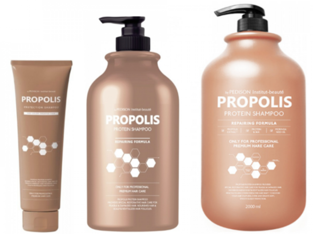 Шампунь для волос Pedison ПРОПОЛИС Institut-Beaute Propolis Protein Shampoo 100 ml - фото3