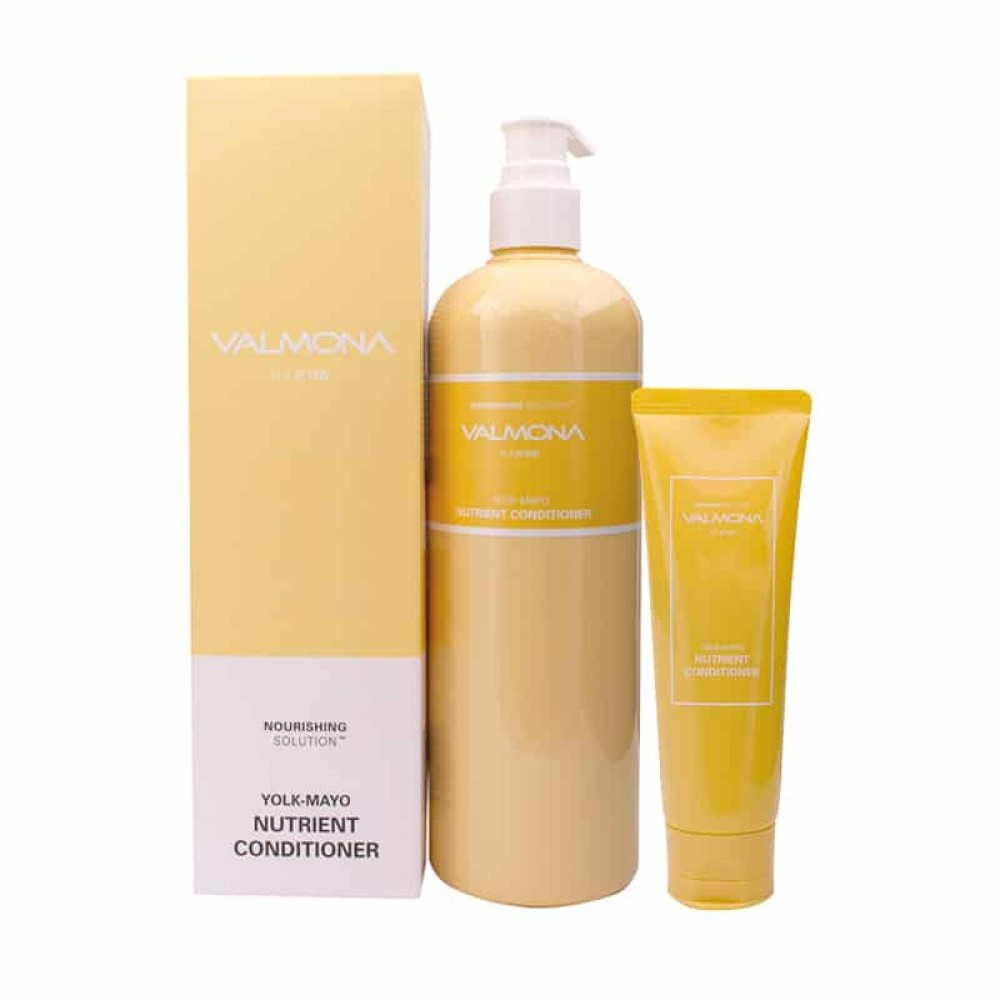 Кондиционер для волос VALMONA ПИТАНИЕ Nourishing Solution Yolk-Mayo Nutrient Conditioner 100ml - фото2