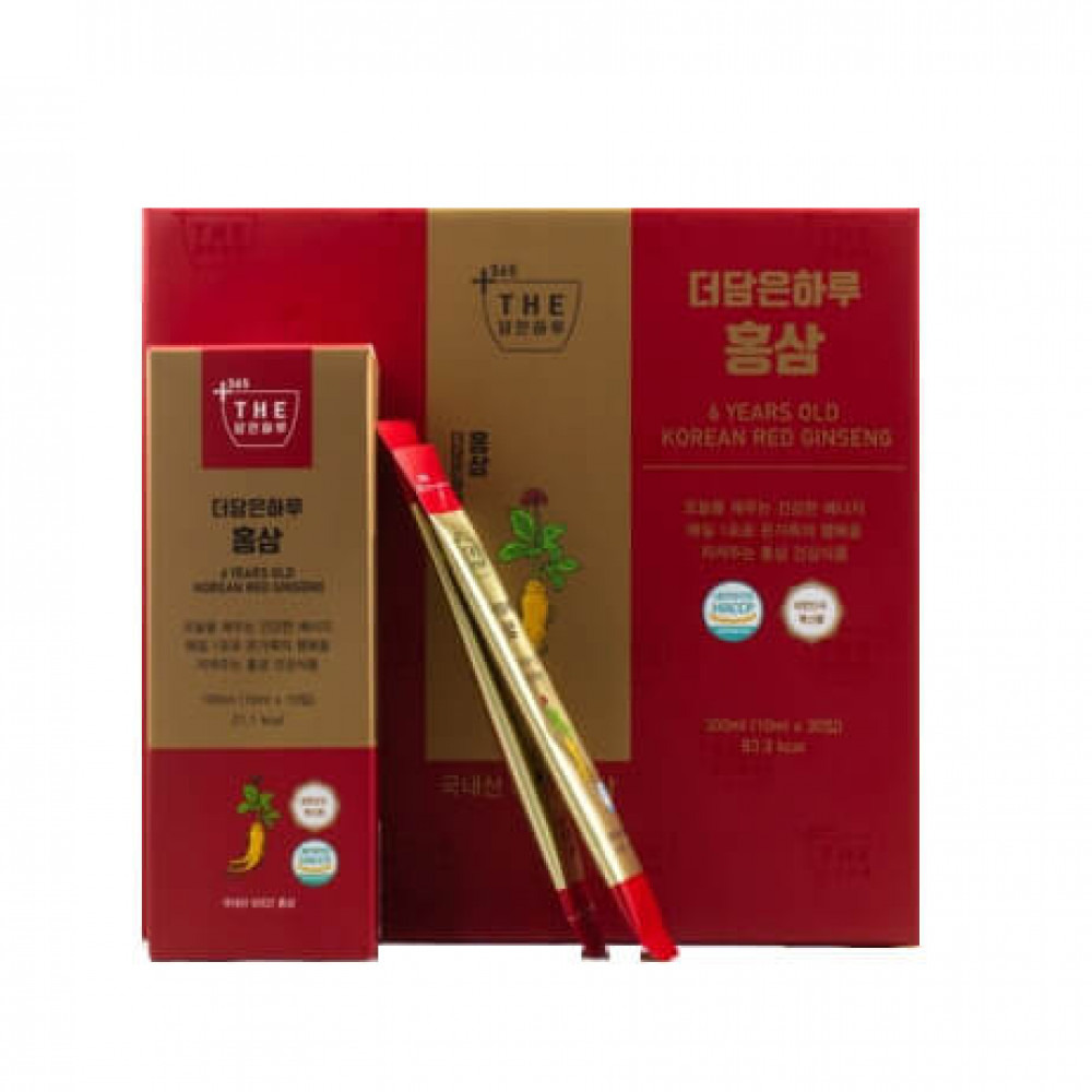 Сироп с экстрактом красного женьшеня Joylife the Dam-Eun Halu 6 Year Old Korean Red Ginseng 1 упаковка (10 стиков) - фото3
