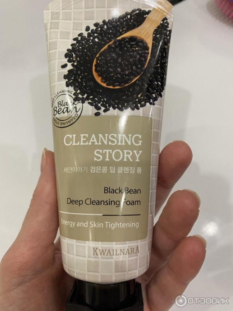 Welcos Cleansing Story Foam Cleansing (Black Bean) (120гр) - фото3