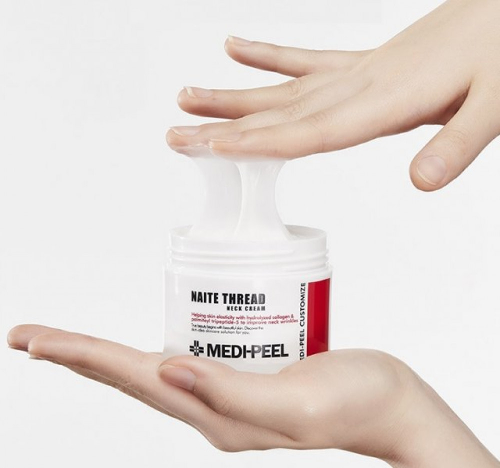 Крем Medi-Peel для шеи и декольте Premium Naite Thread Neck Cream 100 мл - фото3