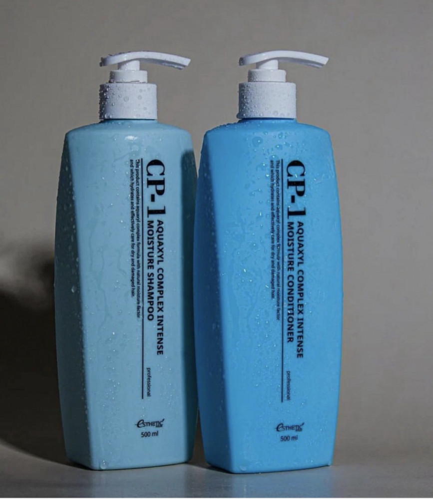 Увлажняющий шампунь с акваксилом для сухих волос Esthetic House CP-1 Aquaxyl Complex Intense Moisture Shampoo 500 ml - фото2