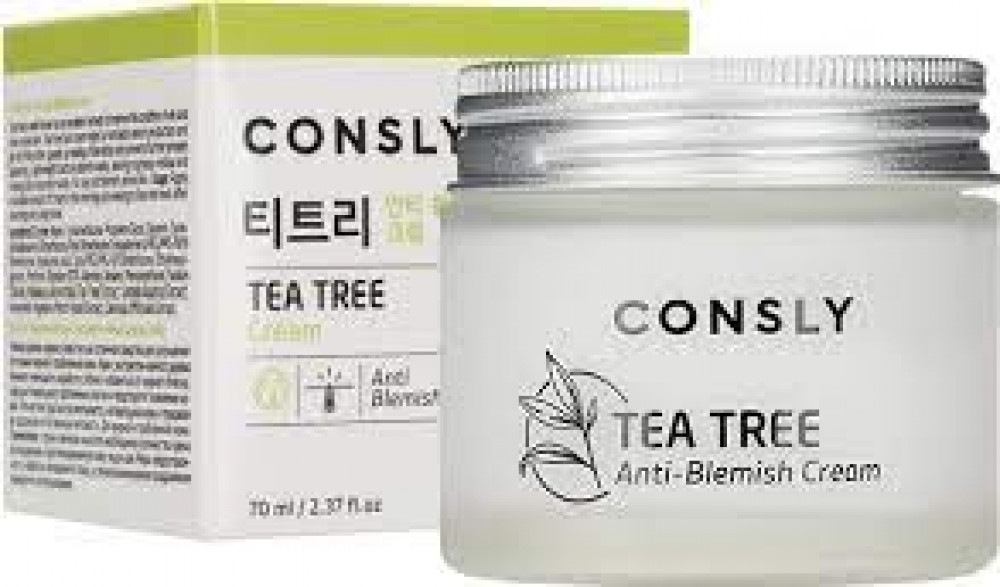 Крем для проблемной кожи с экстрактом чайного дерева Consly Tea Tree Anti-Blemish Cream 70 ml - фото2