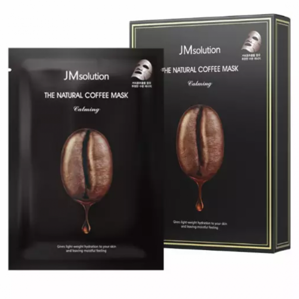 Маска тканевая успокаивающая с кофе JMsolution The Natural Coffee Mask Calming 30ml - фото2