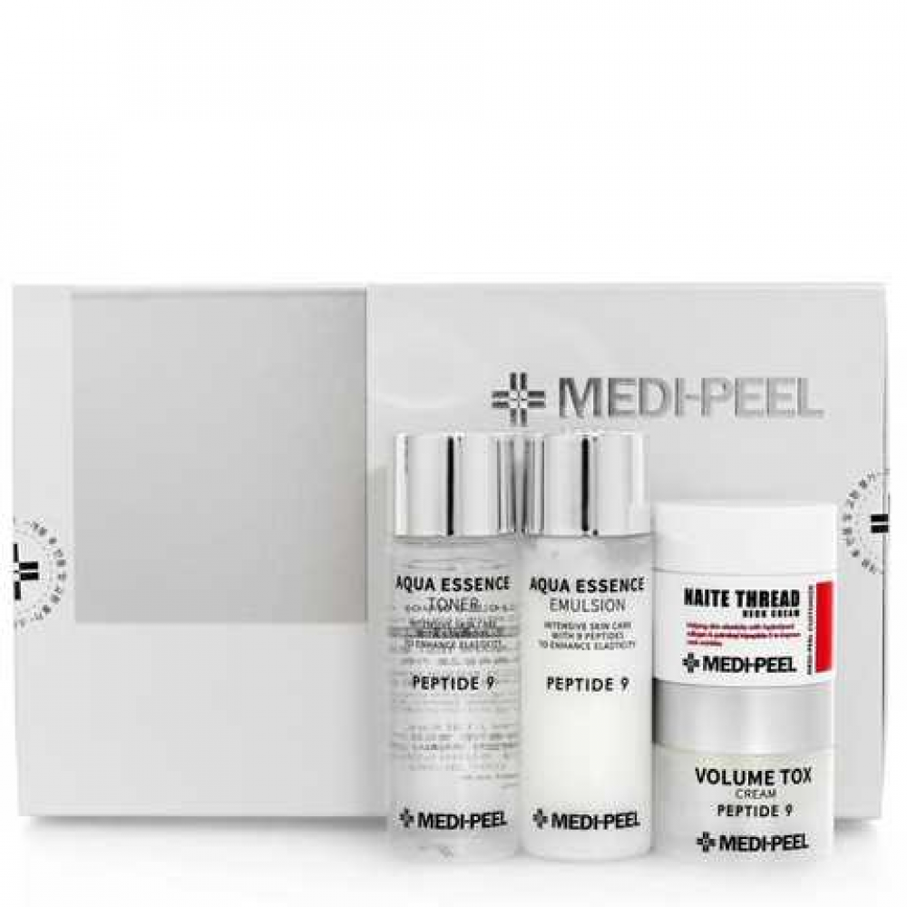 MEDI-PEEL Набор миниатюр Peptide Skincare Trial Kit (toner/30ml + emulsion/30ml + cr/10g + cr/10g) - фото2