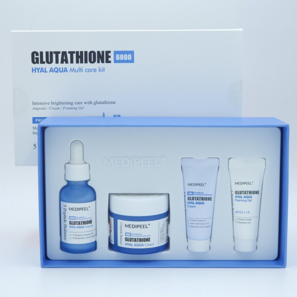 MEDI-PEEL Набор средств для лица с гиалуроновой кислотой и витаминами Glutathione Hyal Aqua Multi Care Kit - фото2