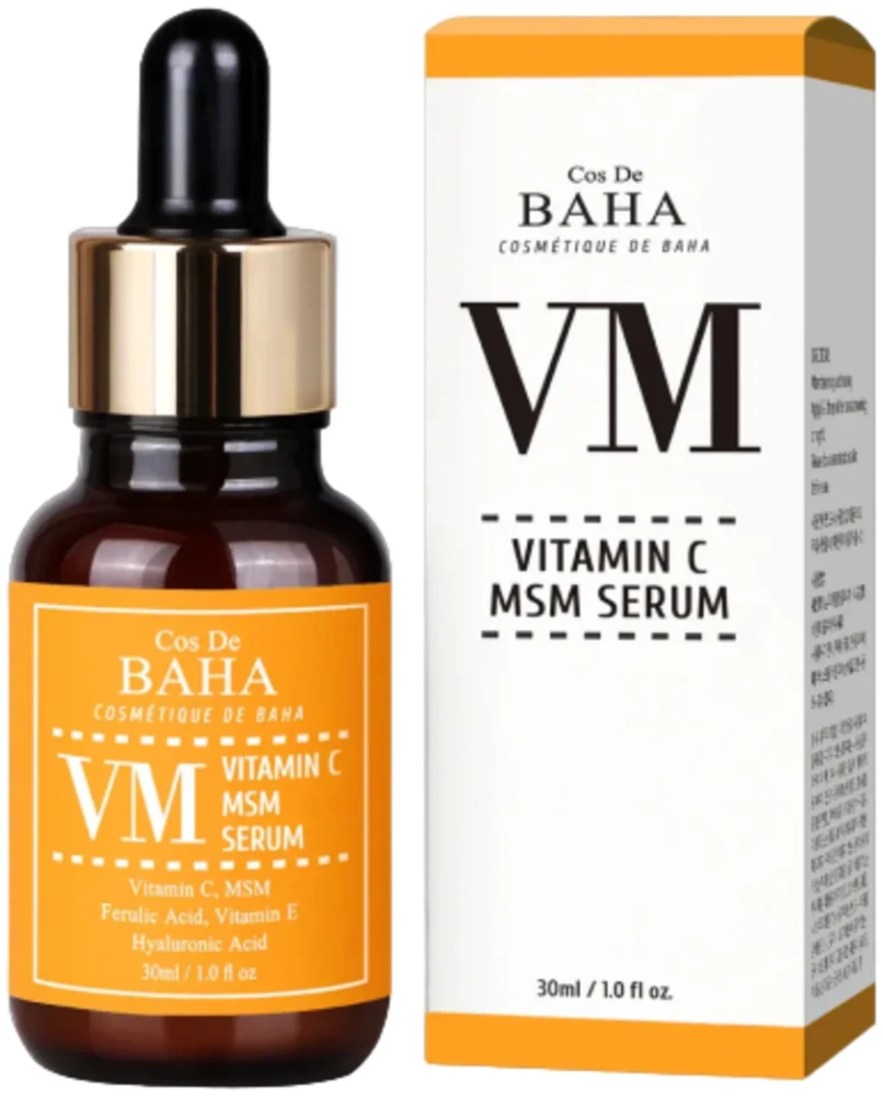 Сыворотка Cos De Baha VM с витамином С Vitamin C MSM Serum 30ml  - фото2