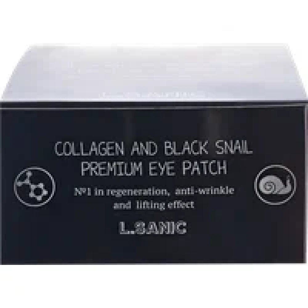 Премиальные патчи для глаз с коллагеном и муцином черной улитки L’Sanic Collagen And Black Snail Premium Eye Patch 60 шт - фото2