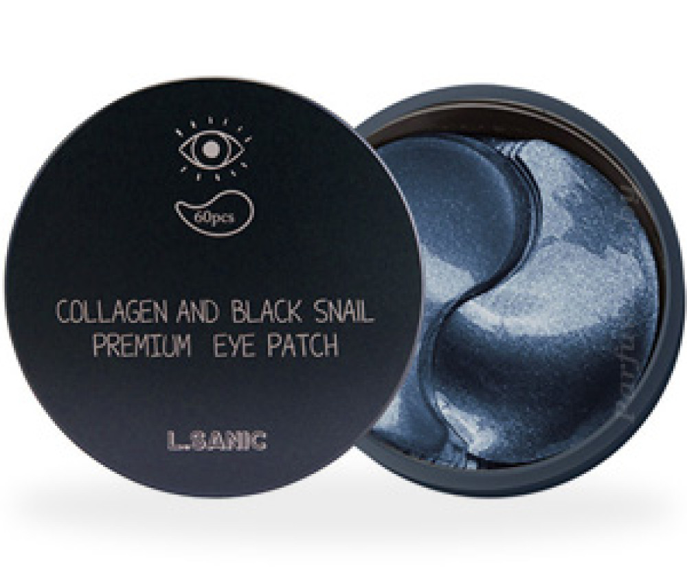 Премиальные патчи для глаз с коллагеном и муцином черной улитки L’Sanic Collagen And Black Snail Premium Eye Patch 60 шт - фото3