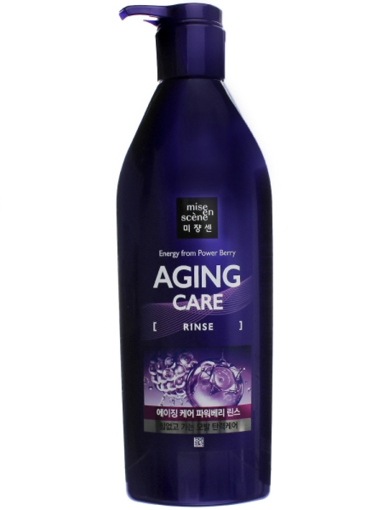 Шампунь для волос с пудрой черного жемчуга Mise en Scene Aging care Shampoo 680ml - фото