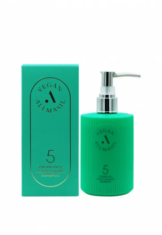 AllMasil 5 Probiotics Шампунь для волос для глубокого очищения ALLMASIL 5 Probiotics Scalp Scaling Shampoo 500ml - фото2