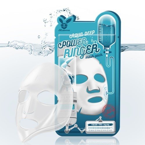 Тканевая маска д/лица Увлажняющая AQUA DEEP POWER Ringer mask pack, [Elizavecca] - фото