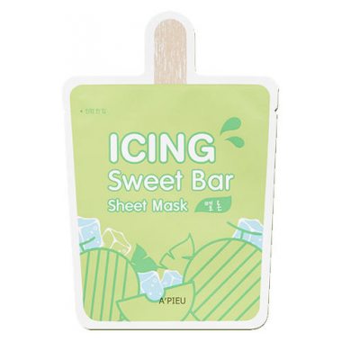 Маска-мороженное тканевая A'PIEU Icing Sweet Bar Sheet Mask (Melon) - фото