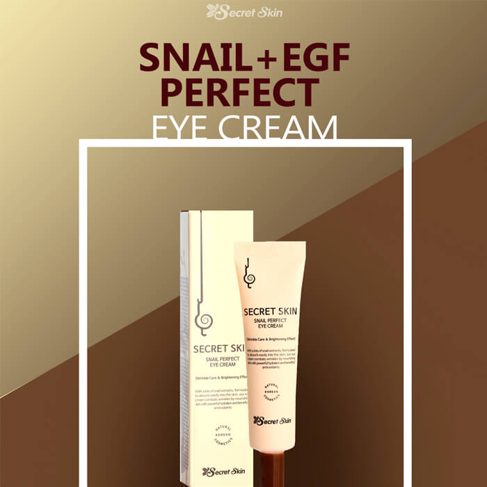 Крем для глаз с экстрактом улитки Snail+EGF Perfect Eye Cream - фото