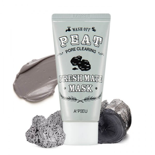 Маска для очищения пор  A'PIEU Fresh Mate Peat Mask (Pore Clearing), 50 мл						 - фото