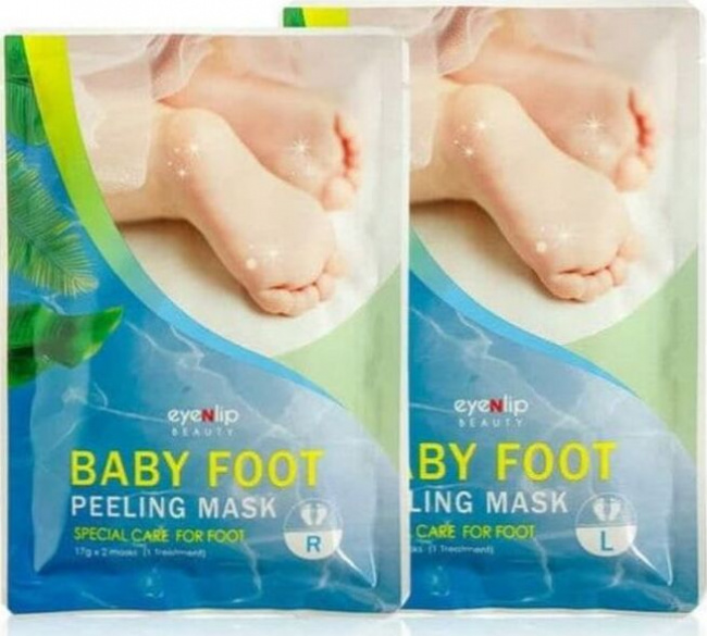 Маска носочки для ног отшелушивающая BABY FOOT PEELING MASK  17гр*2 - фото