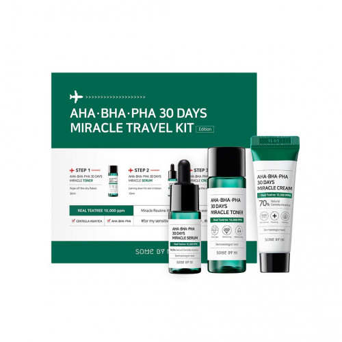 Набор для проблемной кожи с кислотами Some By Mi AHA-BHA-PHA 30 Days Miracle Starter Edition - фото