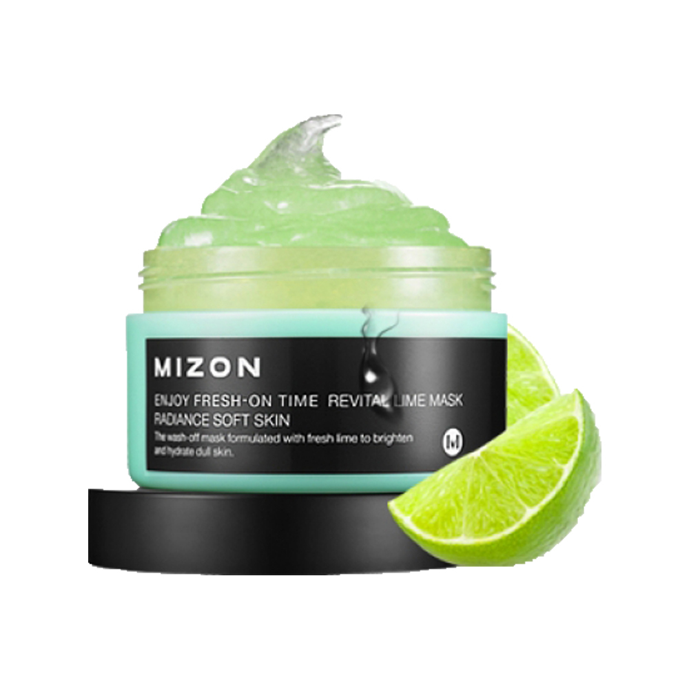 Маска для лица с лаймом Mizon Enjoy Fresh-On Time Revital Lime Mask - фото