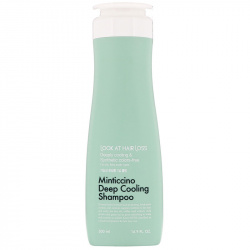 ​Охлаждающий шампунь для жирной кожи головы Daeng Gi Meo Ri Look At Hair Loss Minticcino Deep Cooling Shampoo 500 мл - фото