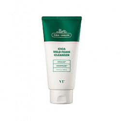 Пенка для чувствительной кожи с центеллой VT Cosmetics Cica Mild Foam Cleanser - фото