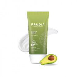 Солнцезащитный крем с экстрактом авокадо Frudia Avocado Greenery Relief Sun Cream SPF50+ PA++++ - фото