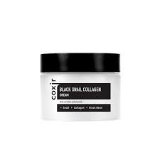 Крем против морщин с коллагеном и муцином черной улитки Coxir Black Snail Collagen Cream - фото