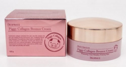 Крем для лица мультифункциональный с гидролизированным свиным коллагеном DEOPROCE Piggy Collagen Bounce Cream, 100 мл - фото