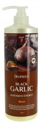 Бальзам для волос экстрактом чёрного чеснока Deoproce Rinse - Black Garlic Intensme Energy 1000 ml - фото
