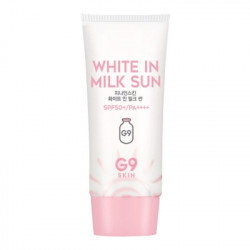 Осветляющий легкий крем солнцезащитный  G9SKIN White In Milk Sun 40ml - фото