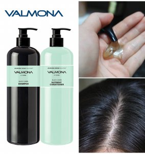 Шампунь для оздоровления кожи головы и профилактики выпадения волос EVAS Valmona Ayurvedic Scalp Solution Black Cumin Shampoo 480ml - фото2