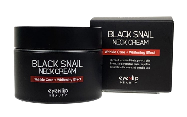 Крем для шеи антивозрастной  EYENLIP BLACK SNAIL NECK CREAM 50ml	8809555251095					 - фото