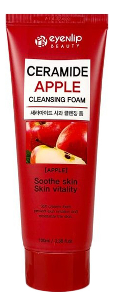 Eyenlip Пенка для умывания CERAMIDE APPLE CLEANSING FOAM 100ml - фото