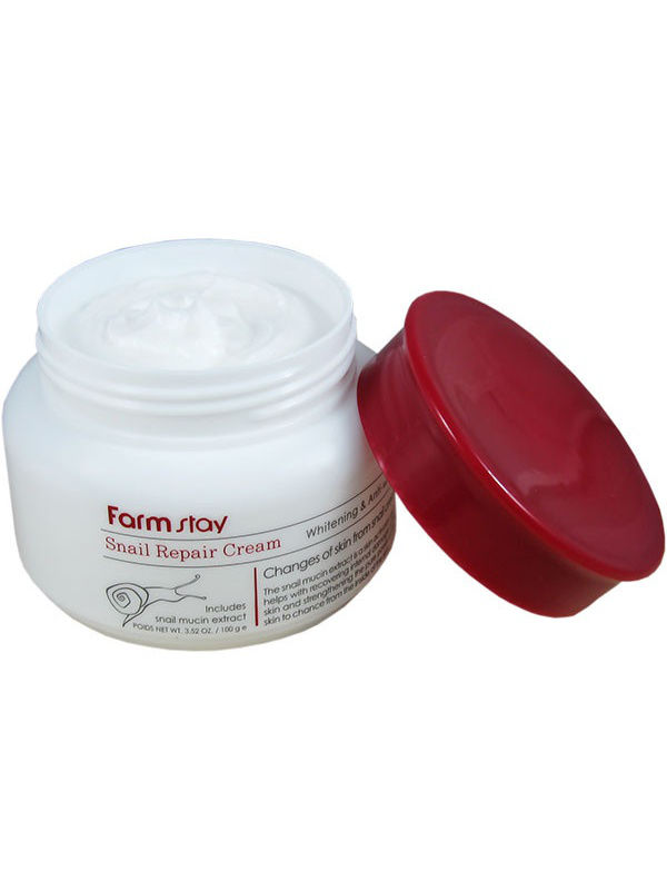 Крем для лица улиточный FarmStay Snail Repair Cream, 100 мл - фото2