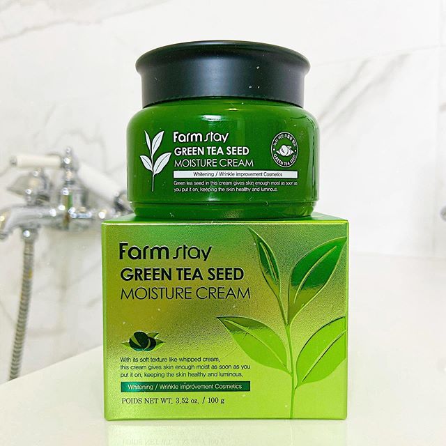 Крем увлажняющий с семенами зеленого чая FarmStay Green Tea Seed Moisture Cream, 100ml - фото2