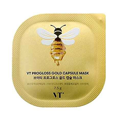 Питательная золотая маска с мёдом VT Cosmetics Progloss Capsule Mask 7,5 гр - фото2
