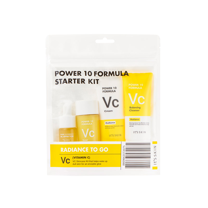 Уходовый набор миниатюр для лица, с витамином С Power 10 Formula VC Starter Kit - фото