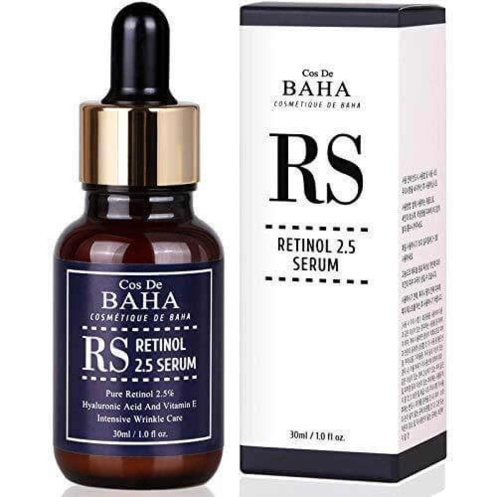 Омолаживающая сыворотка с ретинолом Cos De BAHA Retinol 2,5 Serum 30 мл - фото