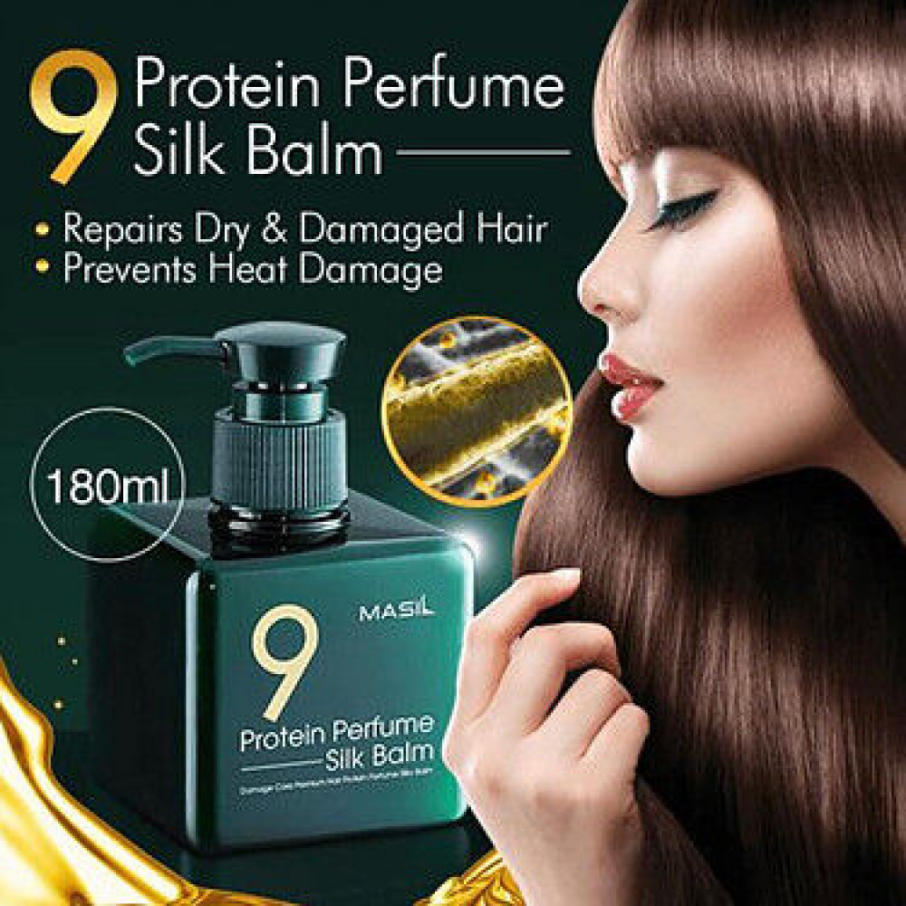Несмываемый бальзам для поврежденных волос MASIL 9 Protein Perfume Silk Balm 180ml - фото2