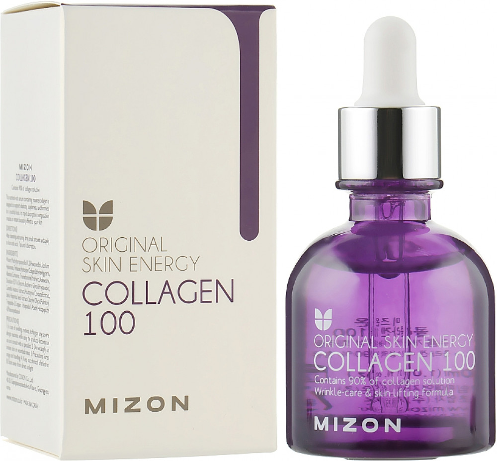Антивозрастная сыворотка c коллагеном Original Skin Energy Mizon Collagen 100-(30ml.) - фото2