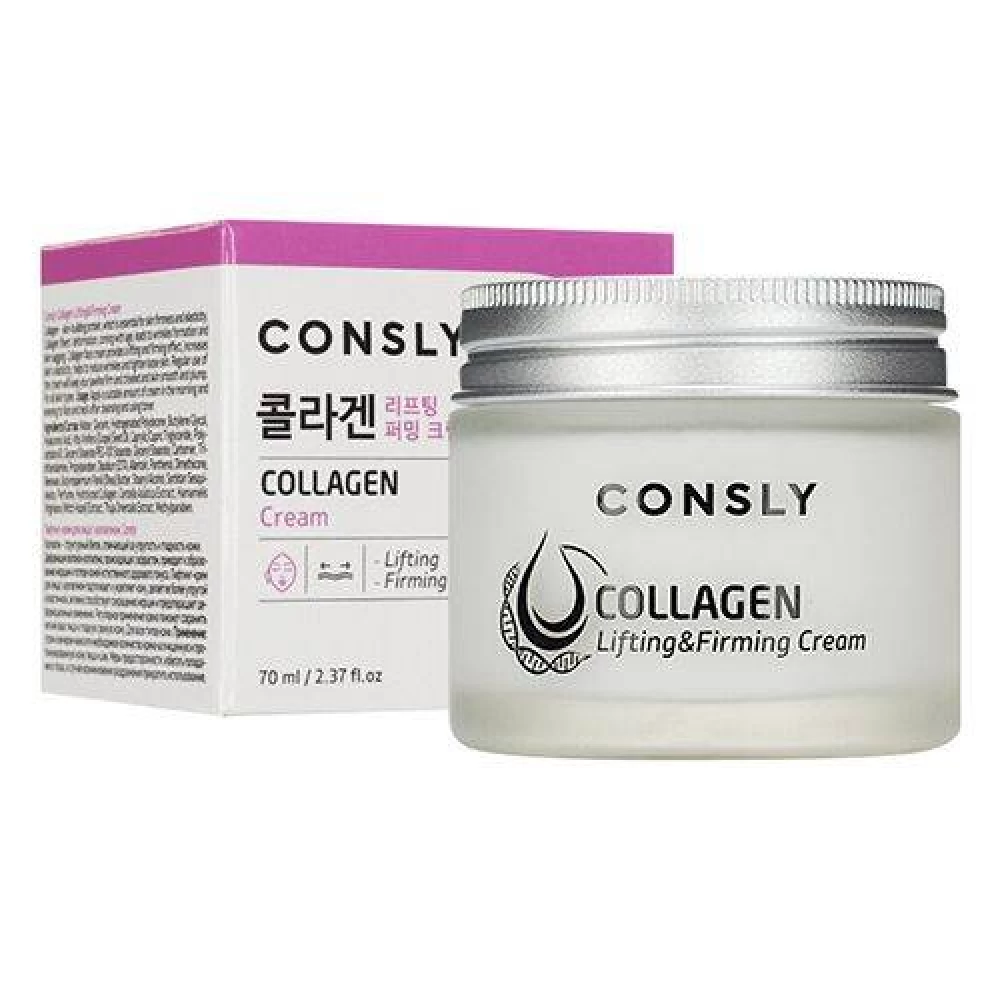 Consly Крем-лифтинг для лица с коллагеном Collagen Lifting & Firming Cream 70ml - фото
