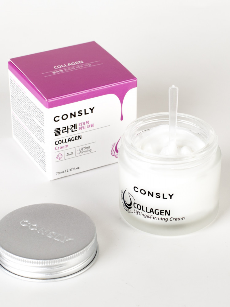 Consly Крем-лифтинг для лица с коллагеном Collagen Lifting & Firming Cream 70ml - фото2