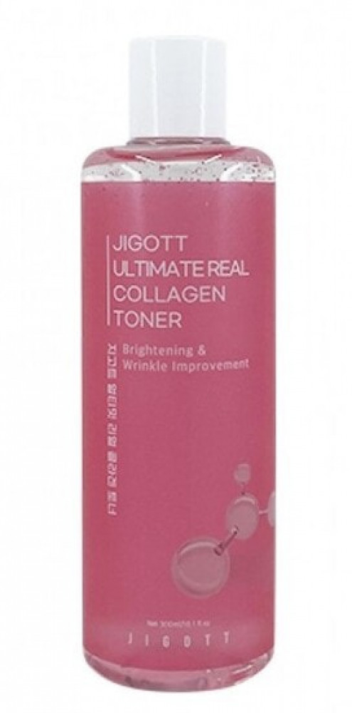 Тонер для лица антивозрастной с коллагеном Jigott Ultimate Real Collagen Toner 300ml - фото2