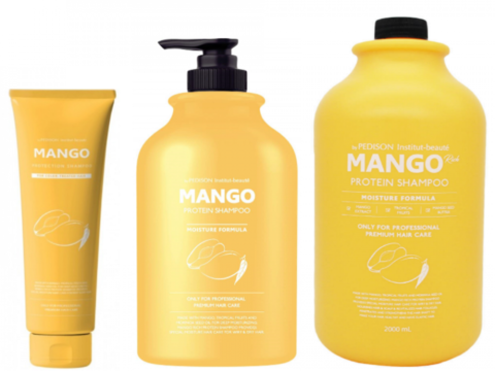 Шампунь для волос Pedison МАНГО Institute-Beaute Mango Rich Protein Hair Shampoo 100 ml - фото3