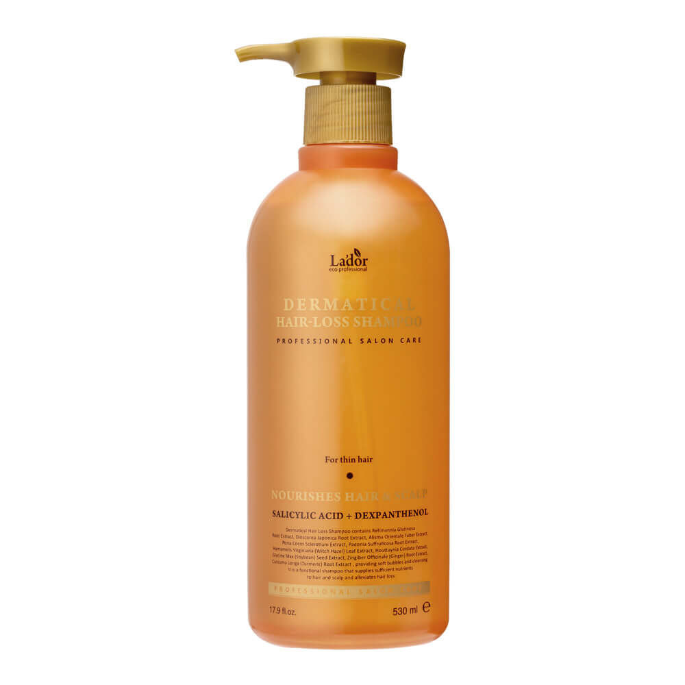 Укрепляющий шампунь для тонких волос LADOR Dermatical Hair-Loss Shampoo For Thin Hair 530 мл - фото
